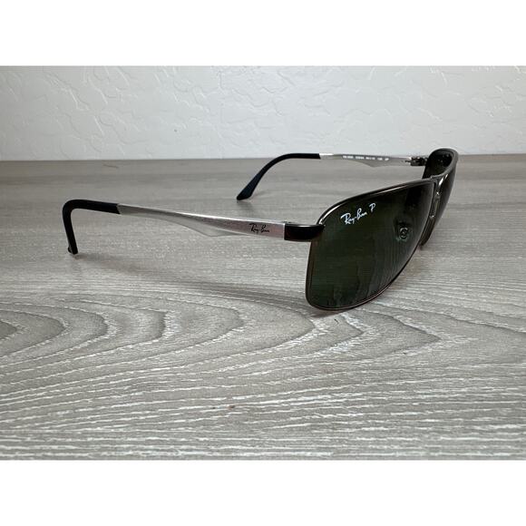 Ray-Ban RB 3508 029/9A64 13 135 3P- Men's Polarized Sunglasses- Case- EUC - Picture 2 of 7